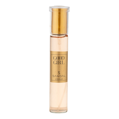 عطر جیبی زنانه صندل مدل GOOD GIRL با رایحه شیرین، تند، گرم، شرقی، گلی حجم 25 میلیلیتر