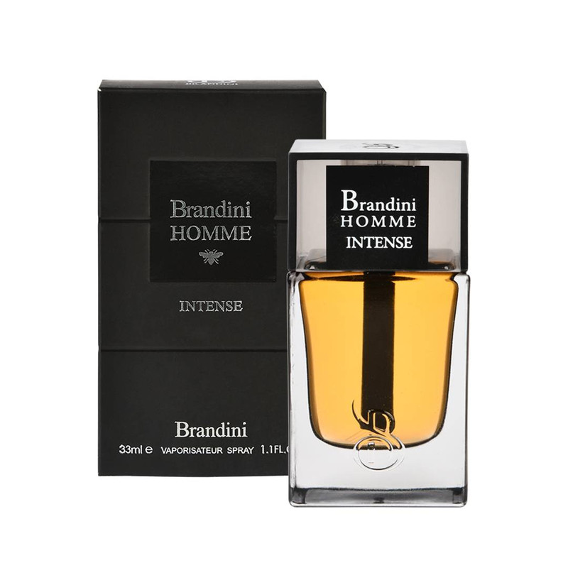 عطر جیبی مردانه برندینی مدل Homme Intense با رایحه گرم حجم 33 میلیلیتر