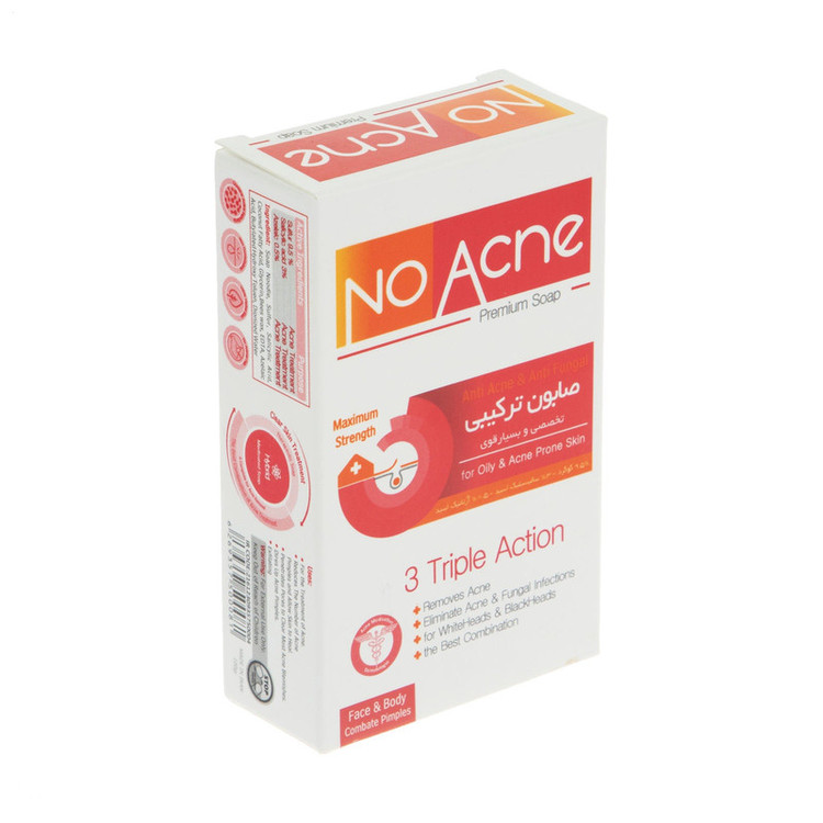 صابون شستشو نو آکنه مدل TRIPLE ACTION وزن 100 گرم