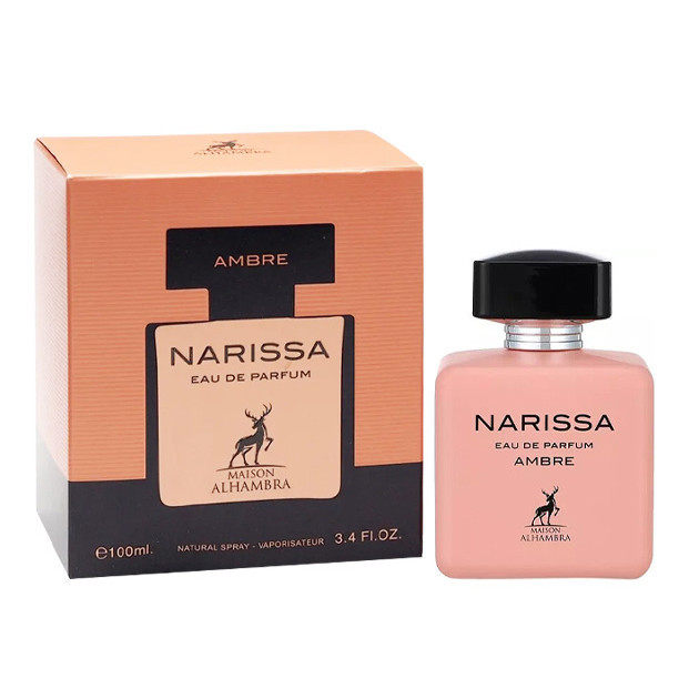 ادوپرفیوم زنانه الحمبرا مدل Narissa Ambre با رایحه گرم حجم 100 میلیلیتر