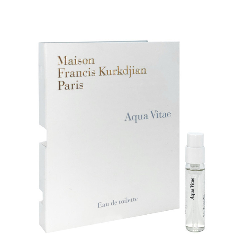 عطر جیبی میسون فرانسیس کورکجان مدل Aqua Vitae با رایحه خنک حجم 2 میلیلیتر