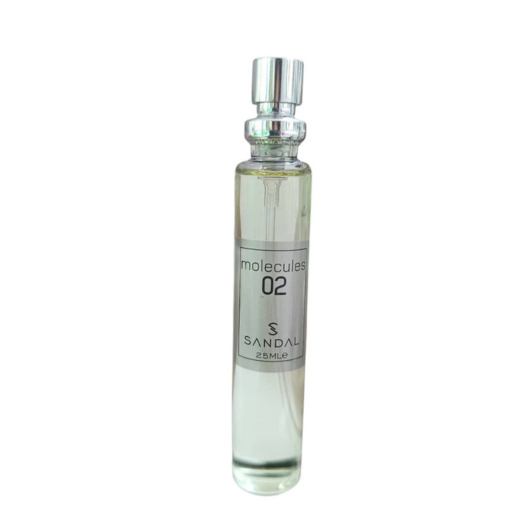 عطر جیبی مردانه صندل مدل molecules02 با رایحه خنک حجم 25 میلی لیتر