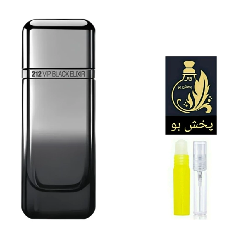 عطر 212 وی آی پی بلک الکسیر. گریدH .مردانه .یک میل(حتما قبل از ثبت سفارش توضیحات محصول مطالعه شود)