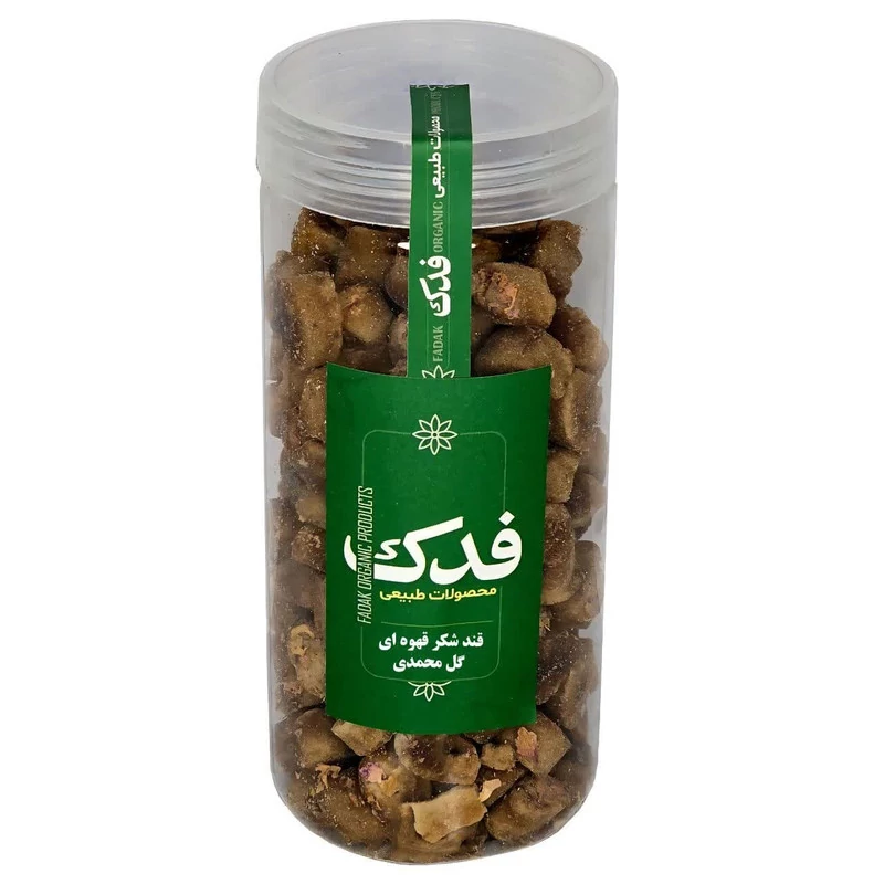 قند شکر قهوه ای با طعم گل محمدی - 450 گرم