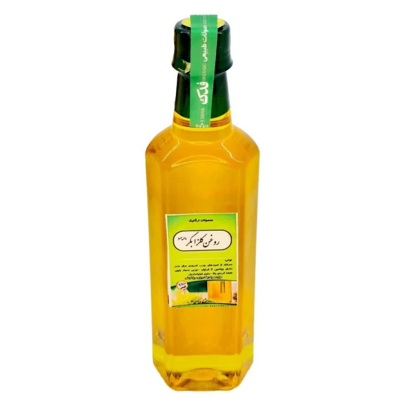 روغن کلزا بکر نگین دانه 500 سی سی فدک