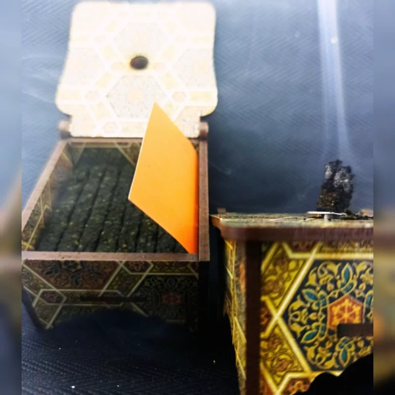 عود دست ساز خود سوز چشم زخم فدک  (بسته 8 تایی)
