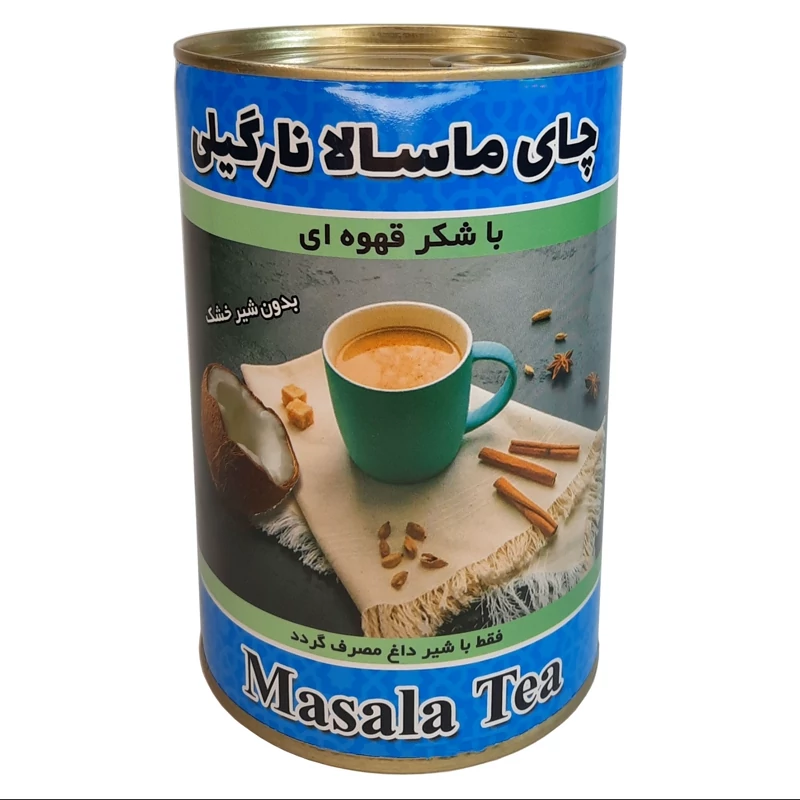 چای ماسالا نارگیلی ریان فدک (شکر قهوه ای)