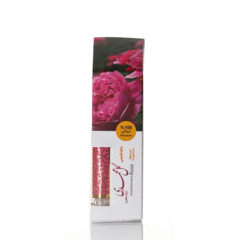 عطر تقطیری گل محمدی مرهم طبیب 1 گرم فدک (طبیعی و درمانی)