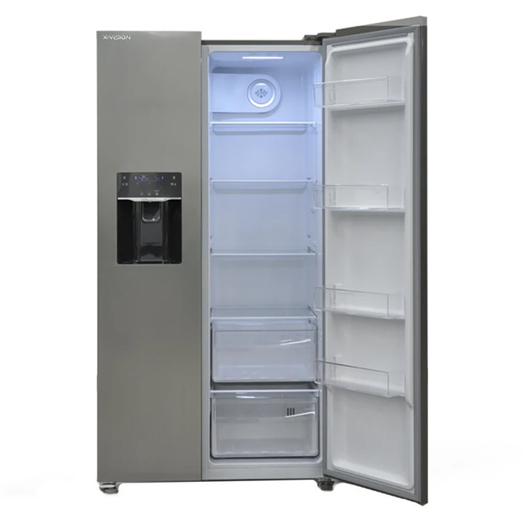 یخچال فریزر ساید بای ساید 27 فوت ایکس ویژن مدل HS550-WI/SI
