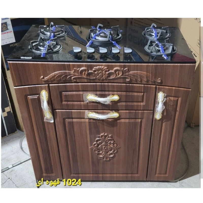 اجاق گاز صفحه شیشه طرح فر بدنه ام دی اف مدل سه در یه کشو جنرال در پنج رنگ کمپین جهیزیه ابعاد ارتفتع 90 عرض 88 عمق 51