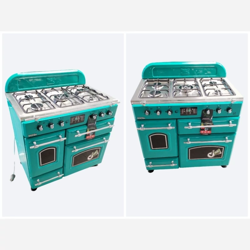 اجاق گاز فارناس مفید رنگ فیروزه ای ترموکوبل دار و درجه یک ثبت سفارش به صورت ویژه (پس کرایه)
