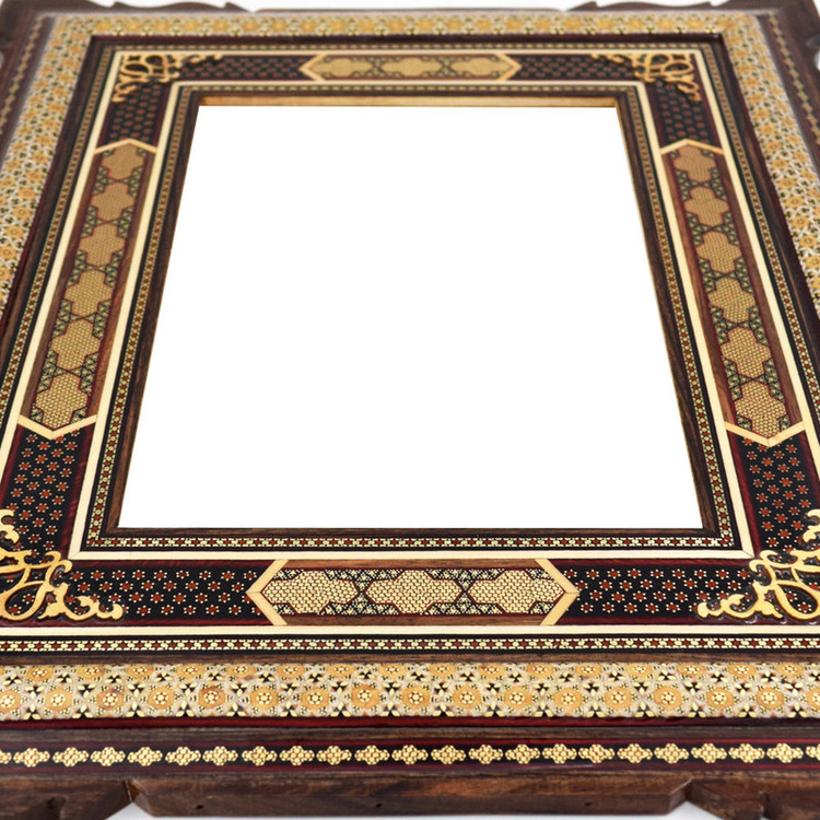 قاب خاتم کاری چوبی مدل A4 کد 2130