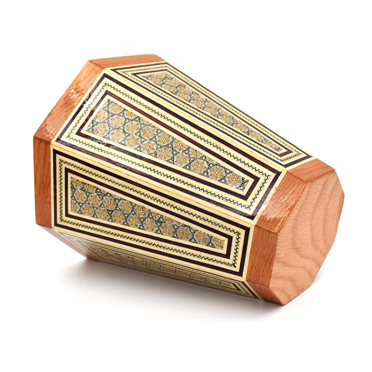 سطل خاتم کاری چوبی کد 24