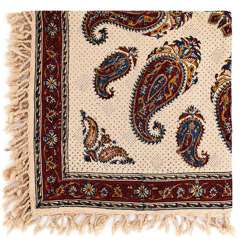 رومیزی قلمکار طرح پته سنتی کد 8080-4