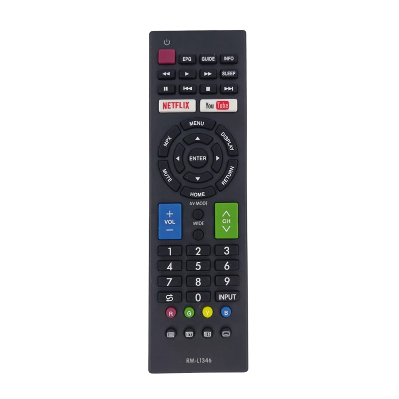 کنترل تلویزیون ال ای دی LED شارپ Sharp اینترنت دار مدل RM-L1346