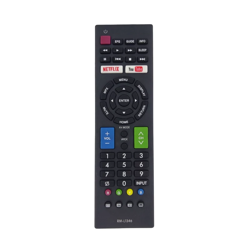 کنترل تلویزیون ال ای دی LED شارپ Sharp اینترنت دار مدل RM-L1346