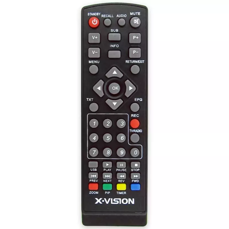 کنترل گیرنده دیجیتال ایکس ویژن طرح دنای X VISION