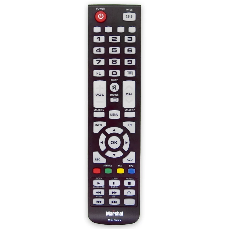کنترل تلویزیون ال ای دی مارشال MARSHAL LED مدل ME-4302