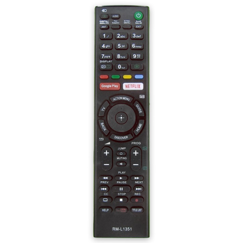 کنترل تلویزیون ال ای دی سونی  SONY LED مدل RM-L1351