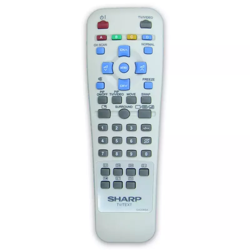 کنترل تلویزیون شارپ SHARP ولوم بالا مدل اصلیGA208SA