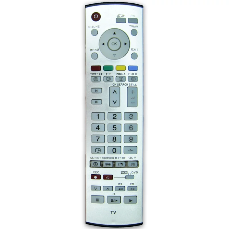 کنترل تلویزیون ال سی دی LCD پاناسونیک نقره ای PANASONIC