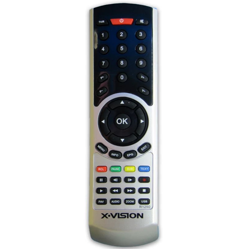کنترل گیرنده دیجیتال ایکس ویژن XVISION مدل IE-R1250 (کیفیت عالی)