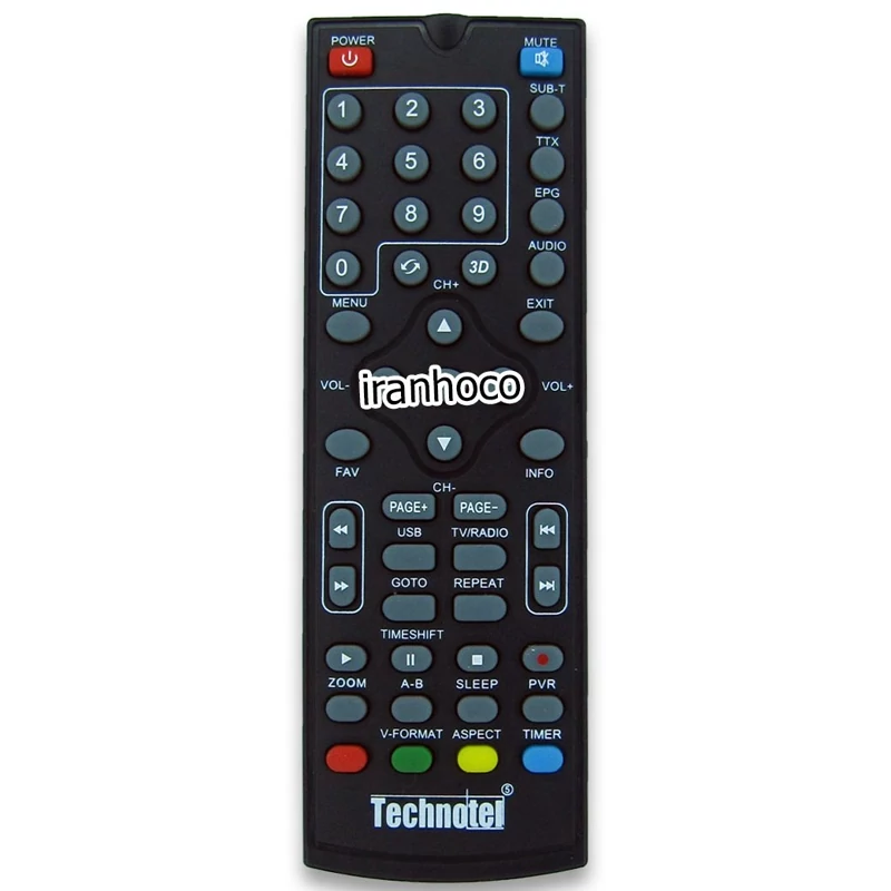 کنترل گیرنده دیجیتال تکنوتل2 TECHNOTEL