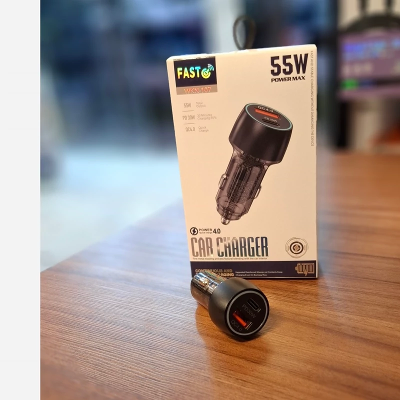 شارژر فندکی 55 وات مدل WAN-107