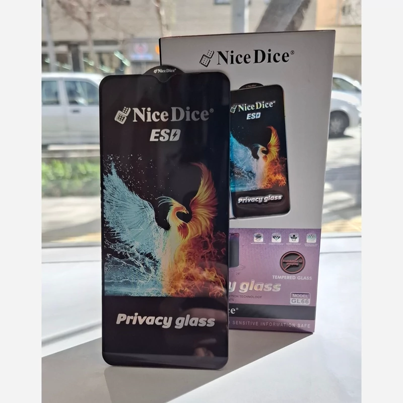 گلس Privaysi برند NICE DICE برای گوشی های آیفون