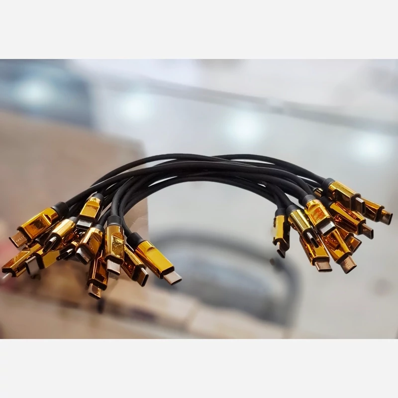 کابل پاوربانکی ژله ای سرفلزی دوسر تایپ سی فست شارژ
