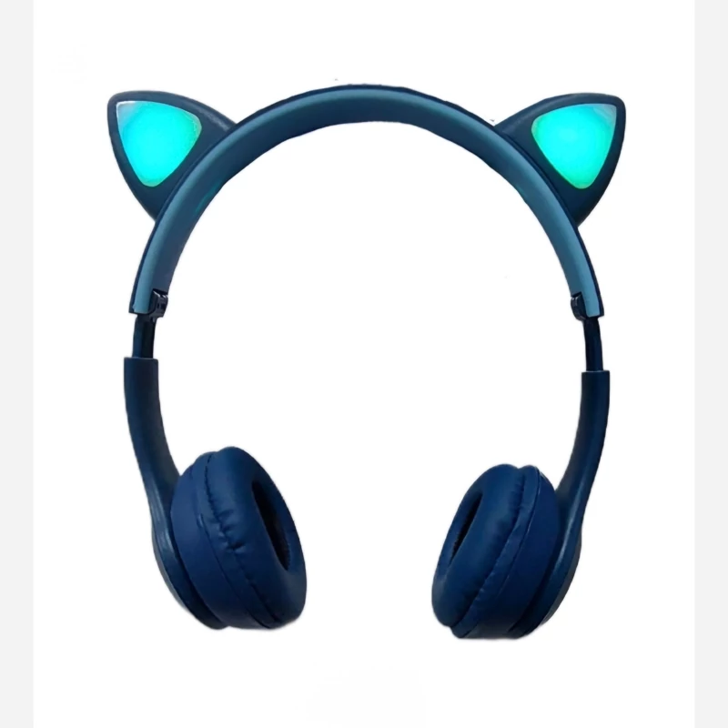هدفون بلوتوثی مدل P47Mهدست گربه ای با نور RGB