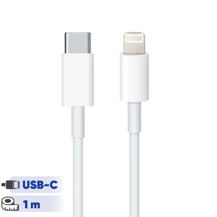 کابل تبدیل USB-C به لایتنینگ آیرون ایکس مدل APPLE-ORG طول 1 متر