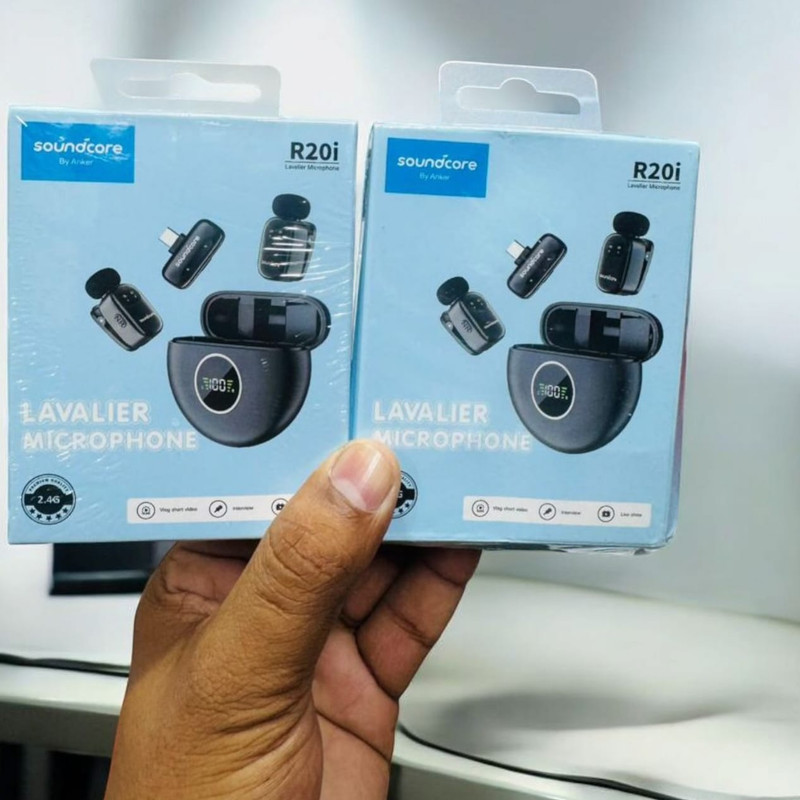 ست میکروفن بی سیم انکر مدل soundcore R20i با درگاه اتصال تایپ سی