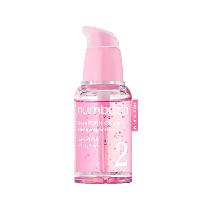 سرم ضدحساسیت و حجم دهنده پوست نامبوزین مدل Rose PDRN Collagen 2 مناسب برای انواع پوست حجم 30 میلیلیتر