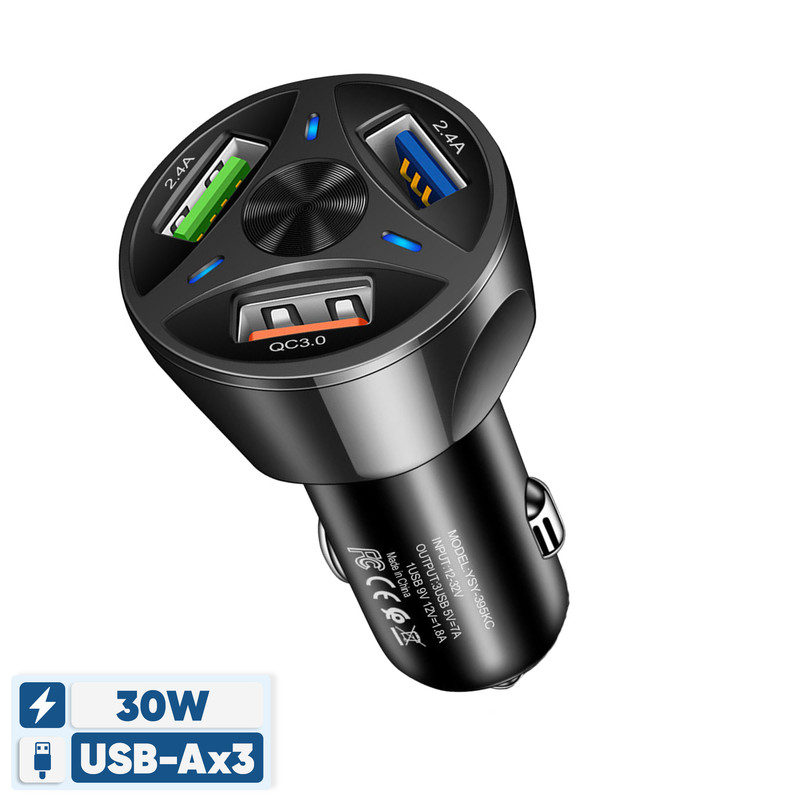 شارژر فندکی 30 وات مدل YSY-395KC