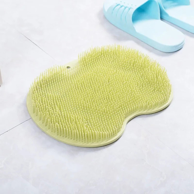 لیف دیواری سیلیکونی مناسب برای شستشو و ماساژور بدن و رفع خستگی دارای بالشتک چسبنده برای اتصال به سرامیک و دیوار