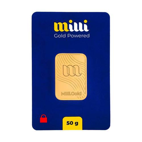 شمش طلا 18 عیار میلی گالری مدل BM0001 - 30G