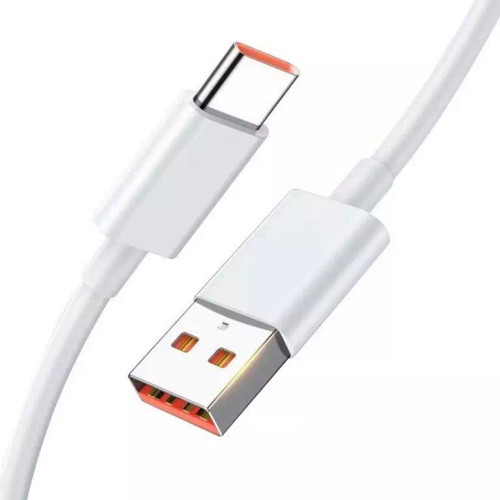 کابل فست شارژ شیائومی سوکت نارنجی 6 آمپر باکیفیت مناسب 18 تا 22 وات