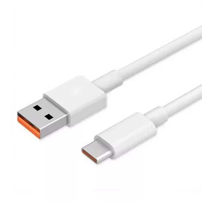 کابل فست شیائومی سوکت نارنجی 6 آمپر باکیفیت مناسب 18 تا 22 وات