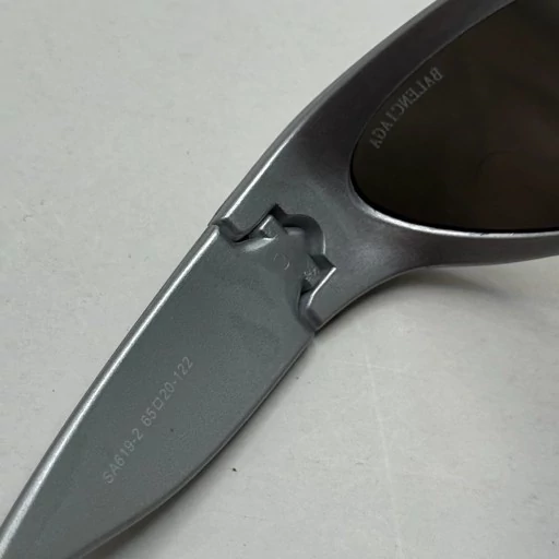 عینک فشن ترند بالنسیاگا مدل BALENCIAGA SWIFT OVAL نقره ای عدسی نقره ای