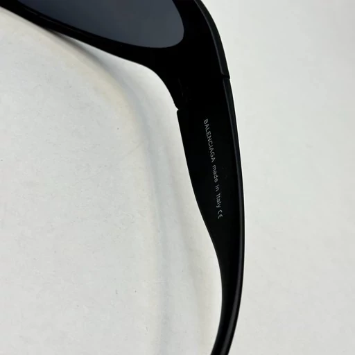 عینک ترند آفتابی فشن برند بالنسیاگا مدل BALENCIAGA SWIFT OVAL مشکی