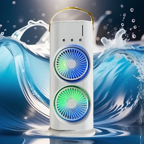 پنکه اورجینال مه پاش دو فن ریموت دار دارای قابلیت تنظیم و چرخش(اورجینال)
