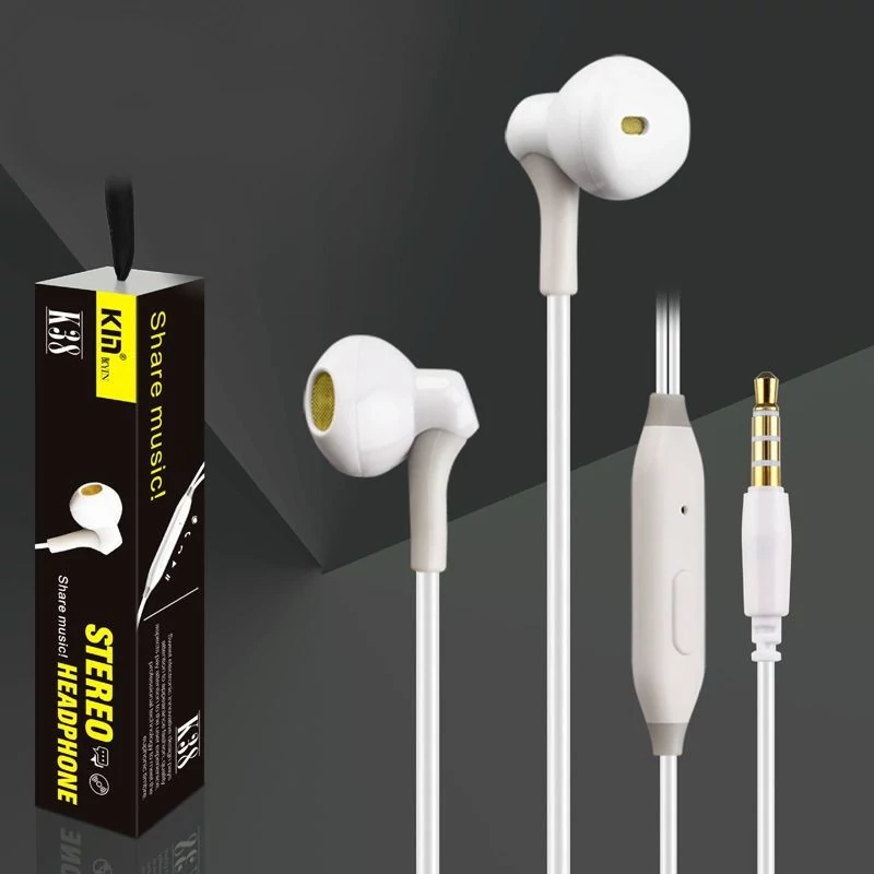 هندزفری سیمی مدلK38 top cor کیفیت اورجینال صدای عالی و شفاف
