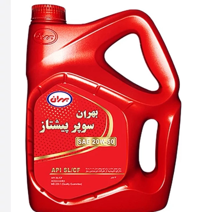 روغن موتور خودرو بهران مدل سوپرپیشتاز 20W50 حجم 4 لیتر