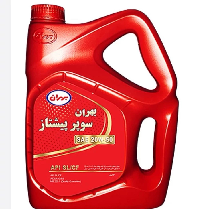 روغن موتور خودرو بهران مدل سوپرپیشتاز 20W50 حجم 4 لیتر
