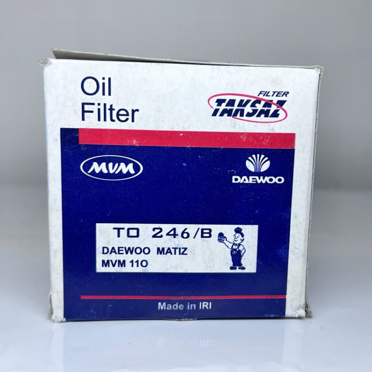 فیلتر روغن خودرو تکساز فیلتر مناسب برای ام وی ام 110 و دوو ماتیز