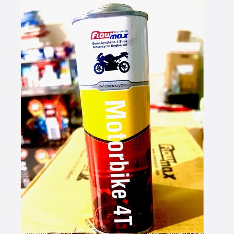 روغن موتور سیکلت فلومکس مدل Motorbike پلاستیکی SAE 10W40 حجم 1 لیتر