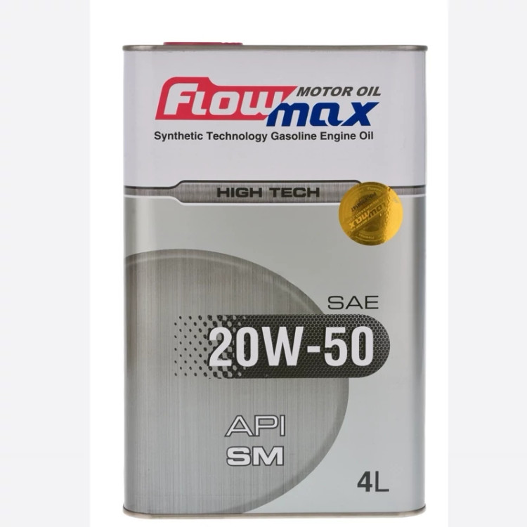 روغن موتور بنزینی فلومکس مدل SM 20W-50 حجم 4 لیتر