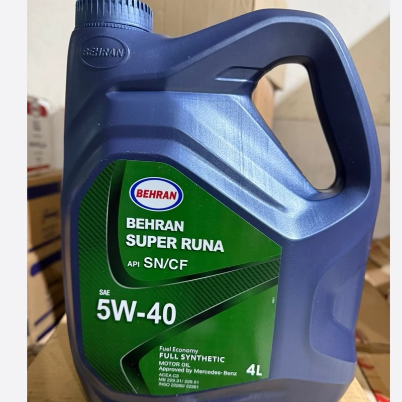 روغن موتور بهران سوپر رانا 5W40 تمام سنتتیک کیفیت SN