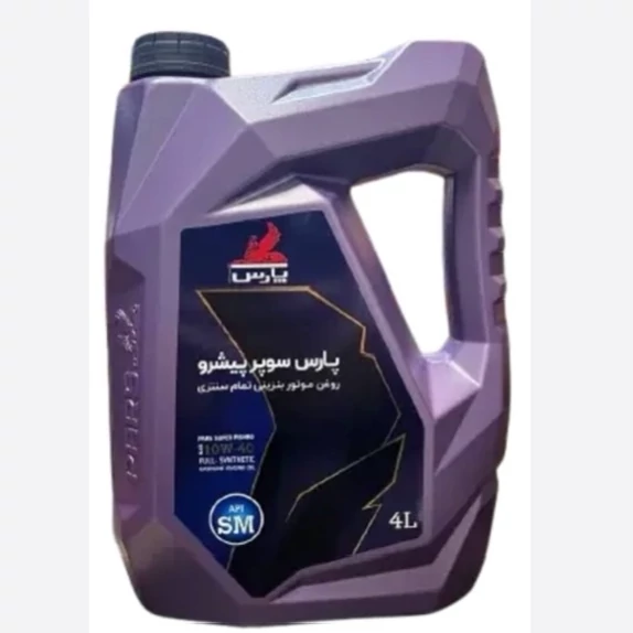 روغن موتور نفت پارس مدل سوپر پیشرو 10W-40 حجم 4 لیتر